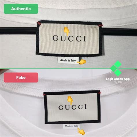 fake gucci kleding|authentic gucci clothing tags.